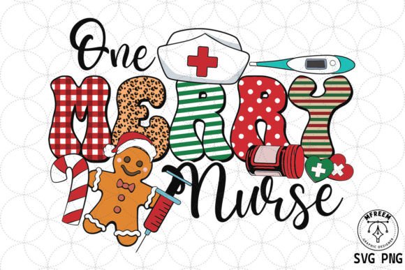 A Designer's Review of One Merry Nurse Christmas Sublimation