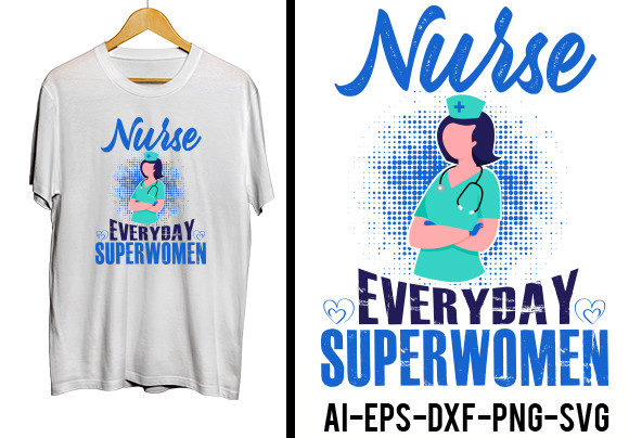 Evaluating the Nurse Superwomen Embroidery Design