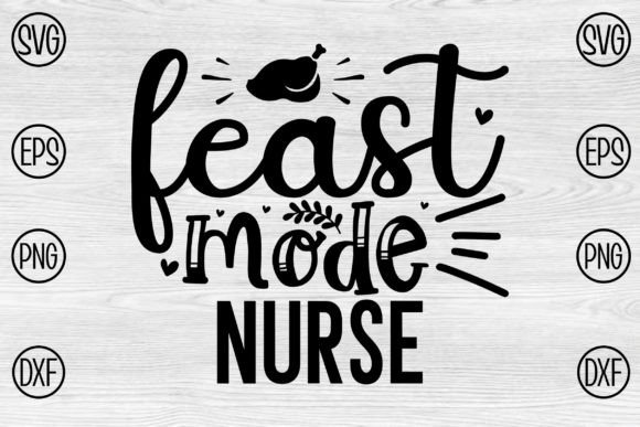 Feast Mode Nurse: A Playful Design for Embroidery Projects