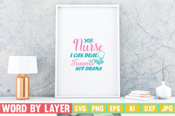 Nurse Embroidery Design: Trauma Over Drama