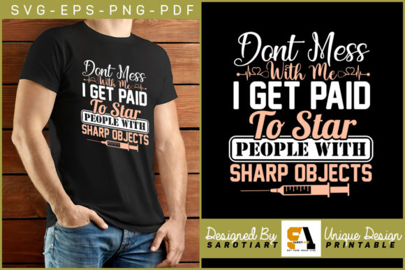 Nursing T-shirt Don't Mess With Me SVG Embroidery Review