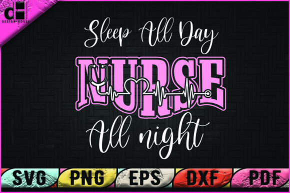 Sleep All Day Nurse All Night: A Real-World Embroidery Review