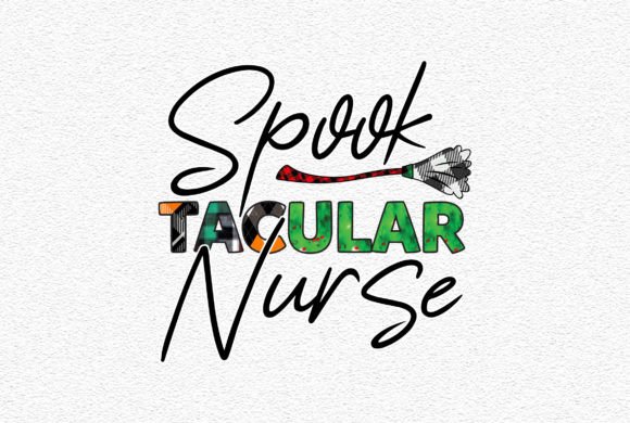 The Spook Tacular Nurse: A Halloween Embroidery Gem